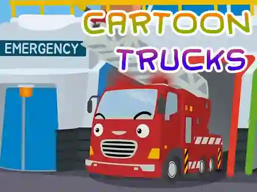 遊戲Cartoon Trucks Jigsaw在線