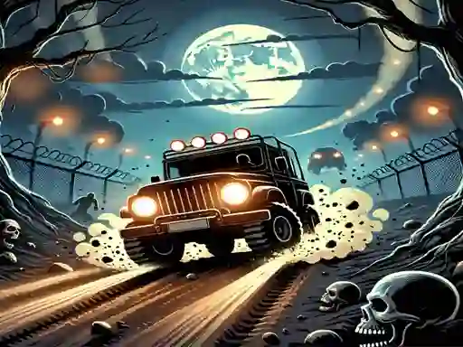 遊戲Racing Car Destroying Zombie在線