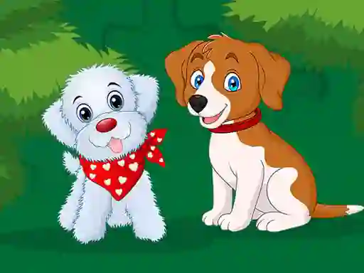 遊戲Cute Puppies Jigsaw在線