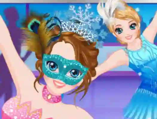 遊戲Ice Skater Princess Dressup在線