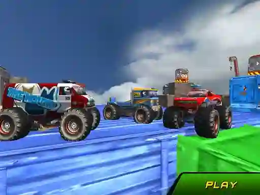 遊戲Monster Truck Stunts Sky Driving在線