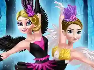 遊戲Ellie and Annie Black Swan and White Swan在線