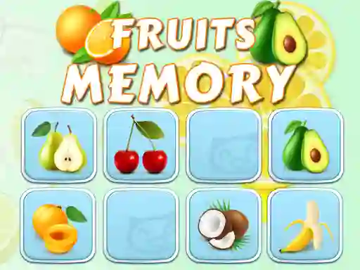 遊戲Fruits Memory在線