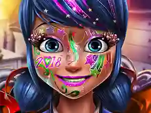 遊戲Dotted girl new year makeup在線