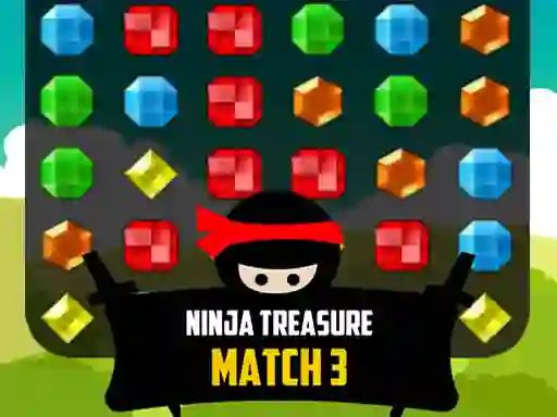 遊戲Ninja Treasure Match 3在線