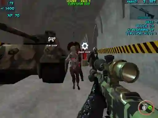 遊戲Zombie Apocalypse Bunker Survival Z在線