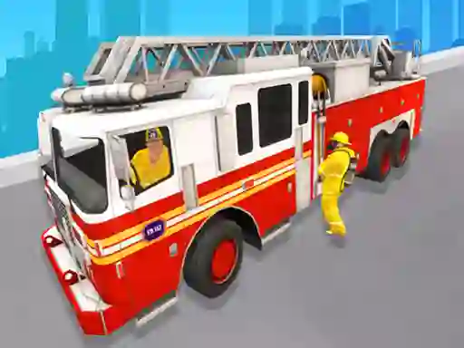 遊戲City Rescue Fire Truck Games在線