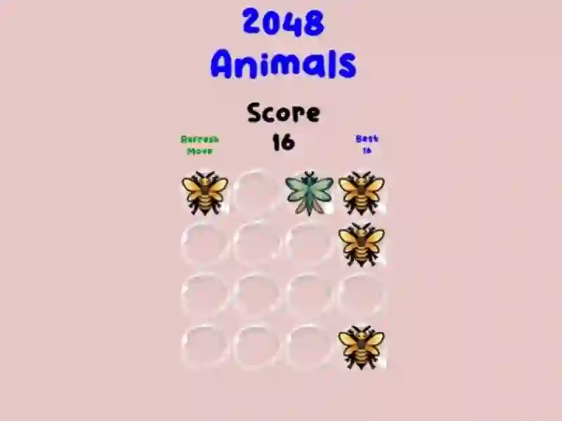遊戲2048 Animals在線
