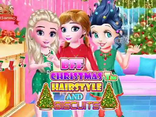 遊戲BFF Christmas Tree Hairstyle and Biscuits在線