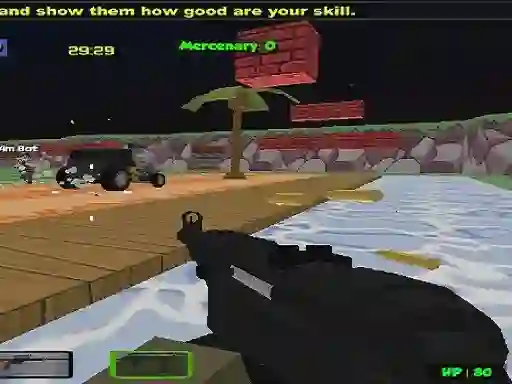 遊戲Blocky Combat Strike Zombie Multiplayer在線