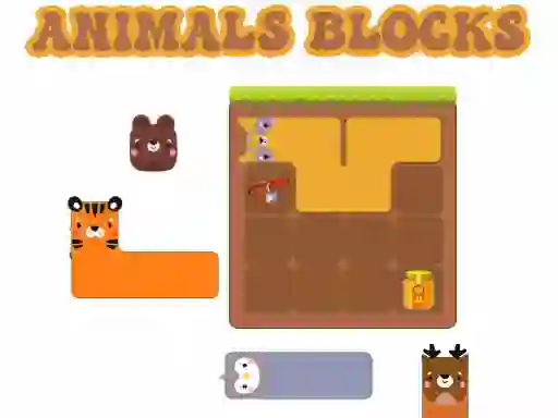 遊戲Animals Blocks在線
