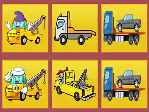 遊戲Tow Trucks Memory在線