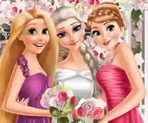 遊戲Eliza and princesses wedding在線