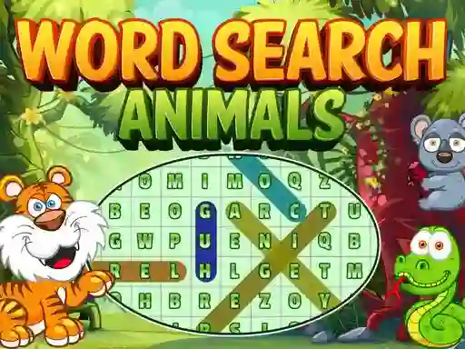 遊戲Word Search Animals在線