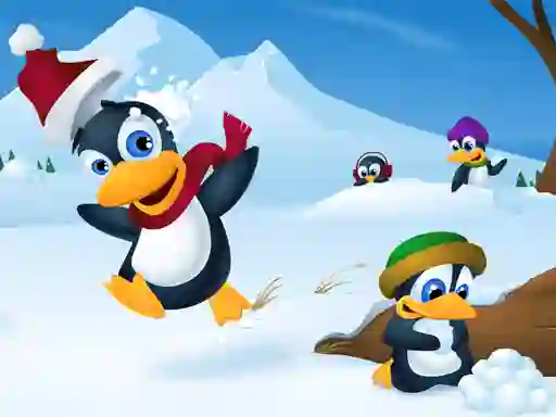 遊戲Cute Penguin Slide在線