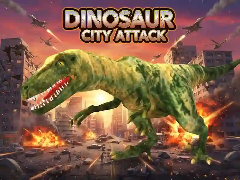 遊戲Dinosaur City Attack在線
