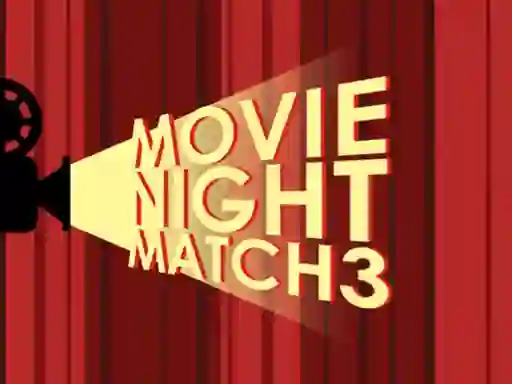 遊戲Movie Night Match 3在線