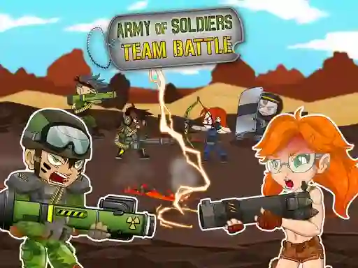 遊戲Army of soldiers: Team Battle在線