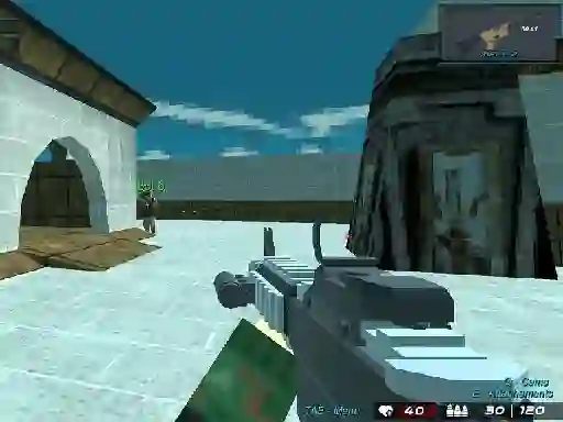 遊戲Blocky Shooting Arena 3d Pixel Combat在線
