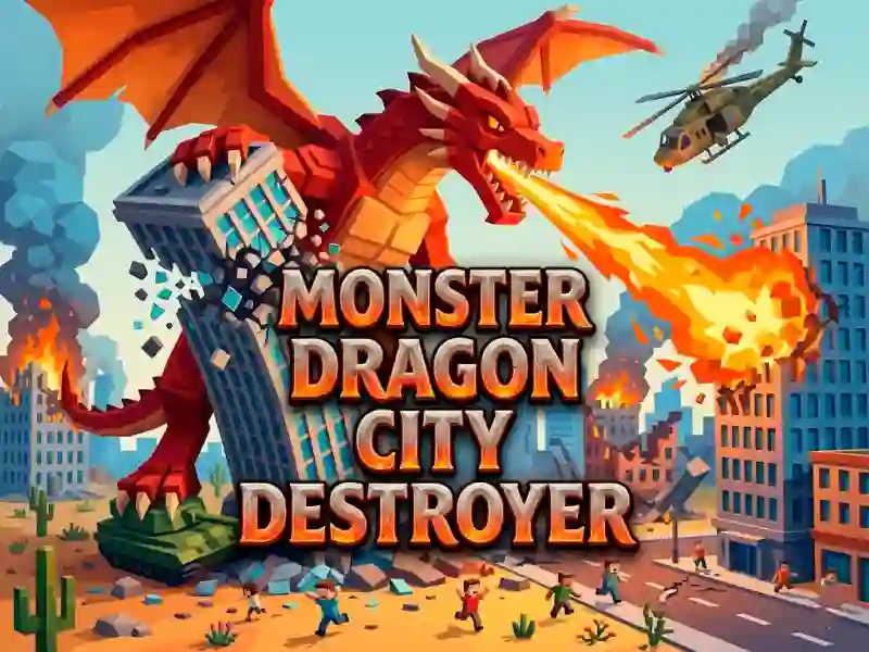 遊戲Monster Dragon City Destroyer在線