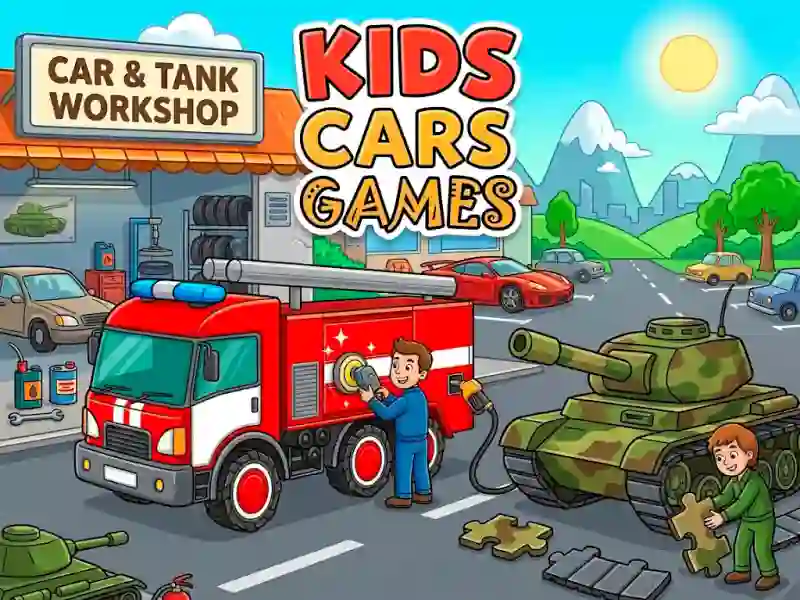 遊戲Kids Cars Games在線