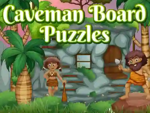 遊戲Caveman Board Puzzles在線
