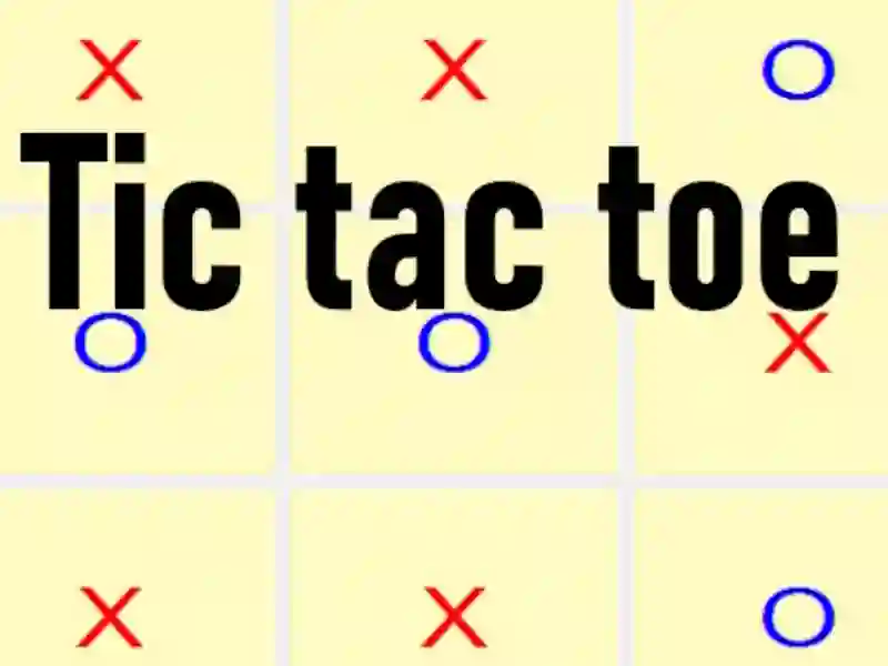 遊戲Tic tac toe在線