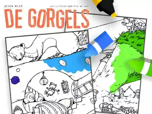 遊戲Coloring Gorgels在線