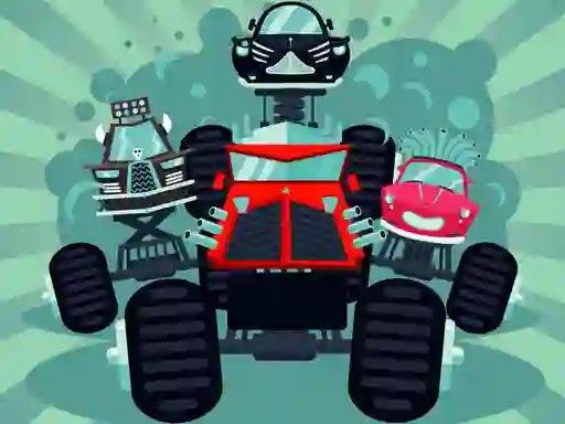 遊戲Crazy Monster Trucks Memory在線