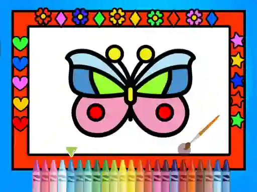 遊戲Color and Decorate Butterflies在線