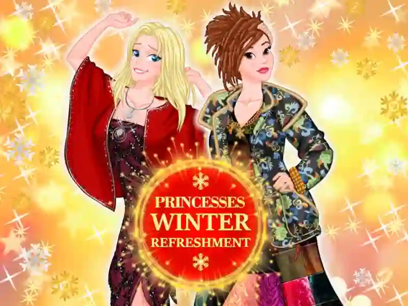 遊戲Princesses winter refreshment在線