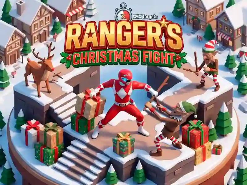 遊戲Power Rangers Christmas run在線