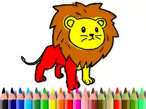 遊戲Back To School: Lion Coloring Book在線