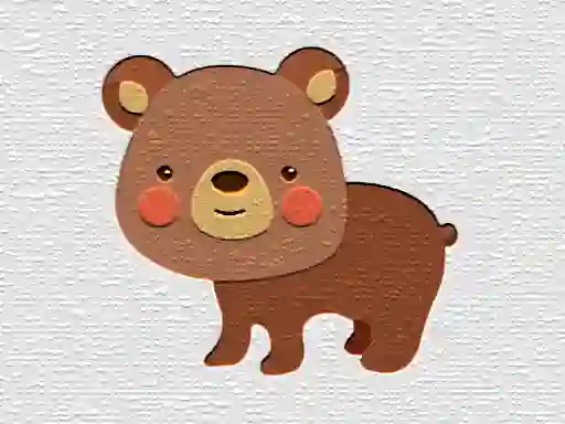 遊戲Cartoon Bear Puzzle在線