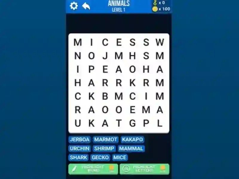 遊戲Word Search在線