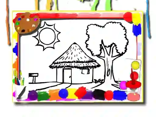 遊戲Back To School: House Coloring Book在線