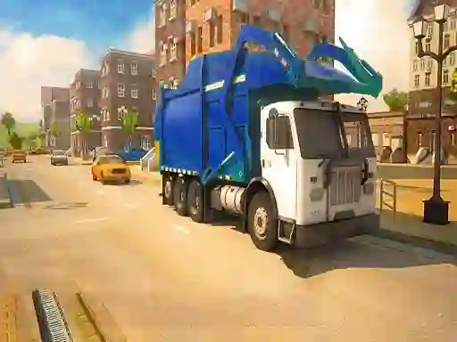 遊戲Road Garbage Dump Truck Driver在線