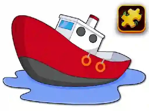 遊戲Cartoon Ship Puzzle在線