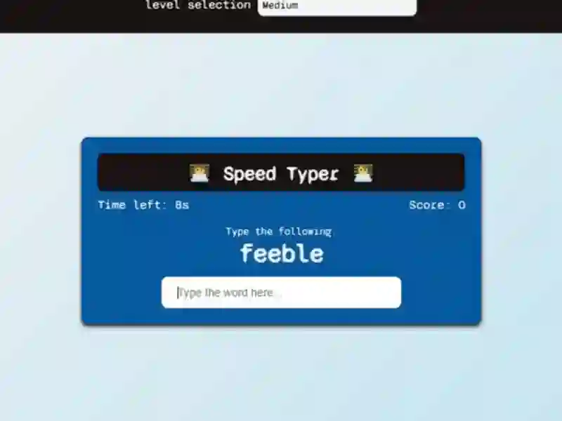 遊戲Speed Typer在線