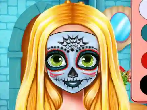 遊戲Sister's Halloween Face Paint在線