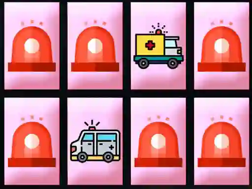 遊戲Ambulance Trucks Memory在線