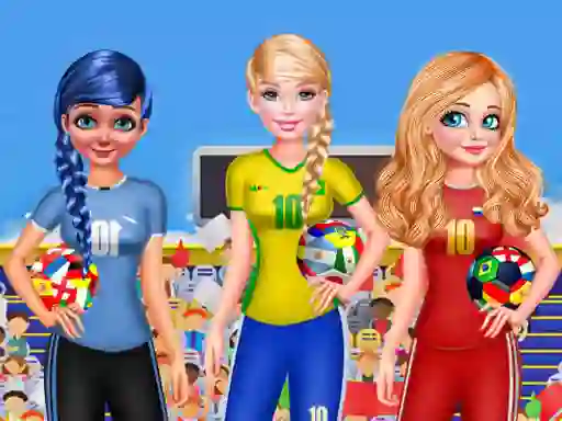 遊戲BFF Princess Vote For  FIFA 2018 Quarter Finals在線