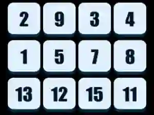 遊戲Numbers Sliding Puzzle在線