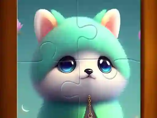 遊戲Cute Cat Jigsaw Puzzle在線