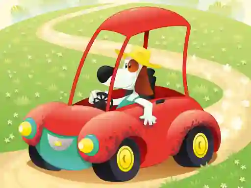 遊戲Funny Animal Ride Difference在線