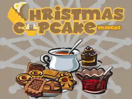 遊戲Christmas Cupcake Match 3在線