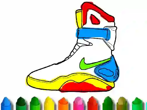 遊戲Back To School: Shoe Coloring在線