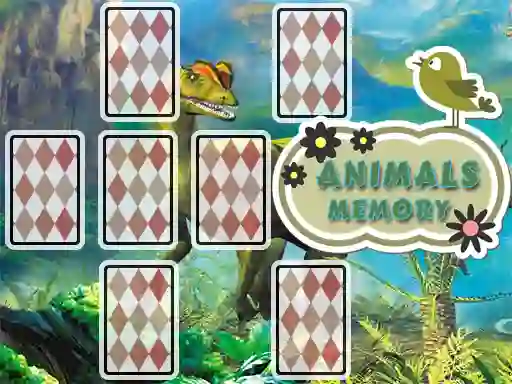 遊戲Animals Cards Memory在線