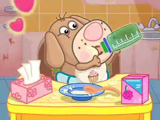 遊戲Hippo Baby Care Game在線