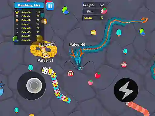 遊戲Greedy Snake Multiplayer Duel在線